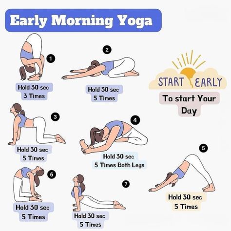 Early Morning Stretches, Easy Morning Workout, Early Morning Yoga, Yoga Diet, Yoga Routine For Beginners, Morning Stretches, Online Yoga Classes, Easy Morning, Relaxing Yoga