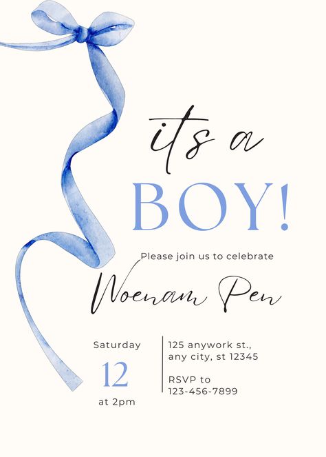 https://amzn.to/45g0zvM Baby Shower Invitations Templates, Boy Baby Shower Invitations, Baby Shower Templates, Baby Shower Invitaciones, Baby Shower Invitation Template, Learning Graphic Design, Baby Shower Invite, Baby Shower Invitations For Boys, Boy Shower