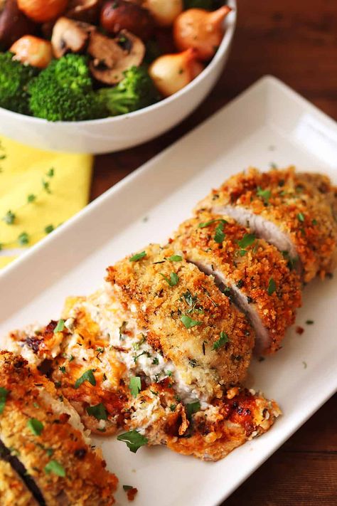 Pork Tenderloin Recipes Air Fryer, Tenderloin Recipes Air Fryer, Stuffed Pork Tenderloin Recipes, Air Fryer Recipes Uk, Pork Fillet Recipes, Pork Loin Recipes Oven, Air Fryer Pork Tenderloin, Pork Tenderloin Stuffed, Breaded Pork Tenderloin