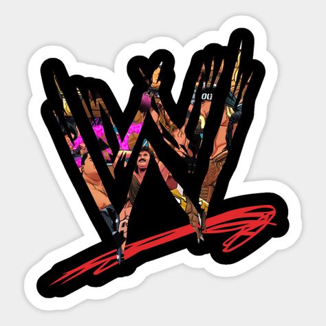 WWE (World Wrestling Entertainment) is a global professional wrestling organization known for its flagship show, SmackDown. -- Choose from our vast selection of stickers to match with your favorite design to make the perfect customized sticker/decal. Perfect to put on water bottles, laptops, hard hats, and car windows. Everything from favorite TV show stickers to funny stickers. For men, women, boys, and girls. Wwe Wallpapers Logo, Wwe Superstars Logos, Wrestling Decals, Aew Wrestling Logo, Wrestling Stickers, Acoustic Guitar Art, Wwe World, Randy Orton, Royal Rumble