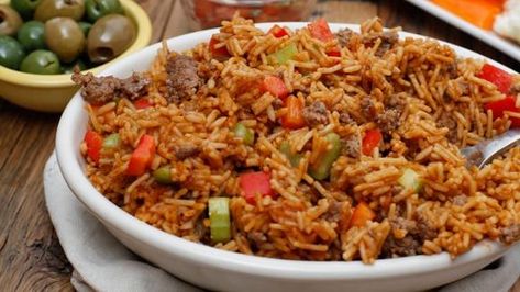 Cajun Sides, Knorr Rice Recipes, Louisiana Rice, Knorr Rice Sides, Knorr Recipes, Rice Sides, Flank Steak Fajitas, Steak And Rice, Dirty Rice