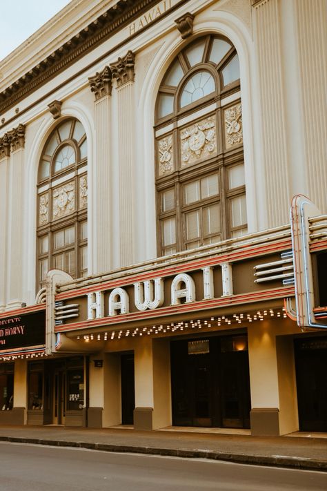 Honolulu Hawaii Aesthetic, Vintage Town, Hawaii Aesthetic, Building Aesthetic, Honolulu Oahu, Story Aesthetic, Vintage Hawaii, Sofia Coppola, Honolulu Hawaii