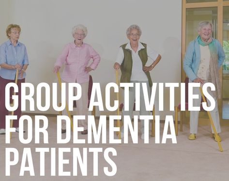 We discuss the high importance of group activities for dementia patients and how to make their lives more enjoyable and fun. Nursing Home Group Activities, Physical Therapy Group Ideas For Seniors, Activities For Alzheimers Patients, Dementiability Activities Crafts, Dementiability Activities, Geriatric Activities, Group Activities For Adults, Elderly Crafts, Assisted Living Activities