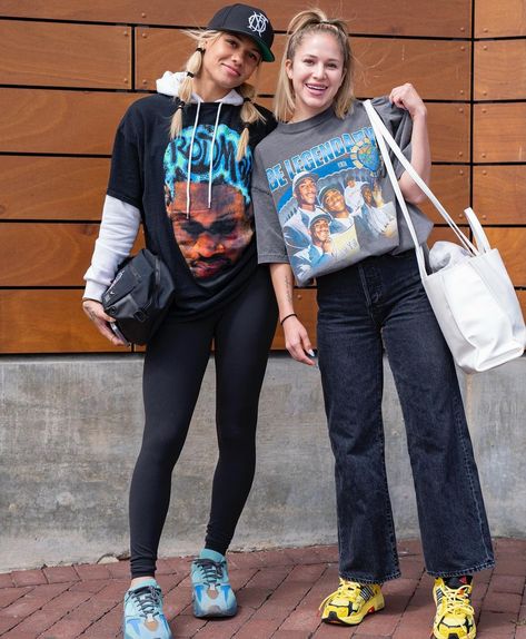 Trinity Rodman And Ashley Sanchez, Ashley Sanchez, Trinity Rodman, Soccer Hair, Varsity Jacket, Ash, Graphic Sweatshirt, Soccer, Sweatshirts