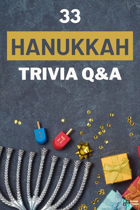 33 Hanukkah Trivia Questions and Answers Outdoor Games For Preschoolers, Kids Thanksgiving Party, Games To Play Outside, Hanukkah Art, Hanukkah Party, Senior Games, New Year's Games, Chanukah Party, Fun Outdoor Games