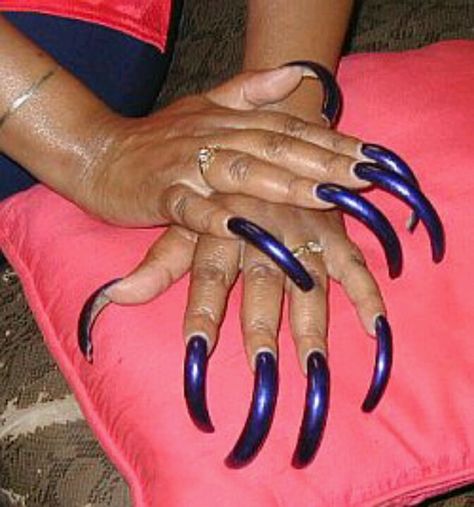 Back in the day...I kid u not! Pink Nail Polish Designs, Hot Pink Nail Polish, Xmen Movies, Ugly Nails, Long Fingernails, Long Toenails, Hot Pink Nails, Colorful Nail Art, Long Nail Designs