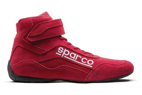 SPARCO Racing Shoes 001272010R Sparco Shoe Race 2 Size 10 - Red Race 2, Racing Shoes, Red High, Driving Shoes, The Race, Puma Sneaker, Size 13, High Performance, High Tops