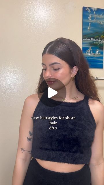 Autumn Mendez on Instagram: "for those that requested hairstyles for short hair!! I hope you’re enjoying the series!! #hairstyles #easyhairstyles #shorthair" Series Hairstyles, Hairstyles For Short Hair, Half Up, Easy Hairstyles, I Hope You, Short Hair, Short Hair Styles, I Hope, Hairstyles