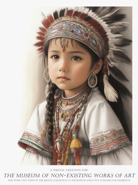 Portraits of a native family. All created with AI to show it's enormous possibilities Benjamin Lacombe, Native Child, Native American Children, Youngest Daughter, Native American Pictures, American Children, Native Art, American Indian, Famous Artists