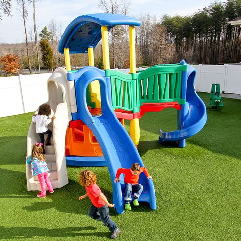 Early Childhood Playground Equipment | Toddler and Preschool Playgrounds Preschool Playground Equipment, Daycare Playground, Church Playground, Outdoor Kids Play Area, Preschool Playground, Toddler Playground, Outdoor Playset, Kids Play Spaces, Daycare Design