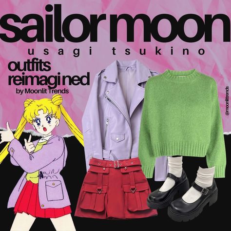 Sailor Moon: Usagi Tsukino | outfits reimagined Which one is your favorite?? Sailormoon Costumes, Sailor Moon Outfits Anime, Sailor Moon Outfit Ideas, Usagi Tsukino Outfits, Sailor Moon Inspired Outfits, Moon Guardian, Sailor Moon Costume, Sailor Moon Outfit, Sailor Moon Fashion