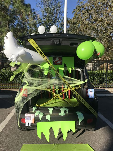 Trunk Or Treat Ideas Ghostbusters, Ghostbusters Parade Float, Ghost Busters Trunk Or Treat Ideas, Trunk Or Treat Ghostbusters, Ghost Busters Trunk Or Treat Theme, Ghostbuster Trunk Or Treat Ideas, Ghostbuster Trunk Or Treat, Ghostbusters Trunk Or Treat Ideas, Ghostbusters Decor