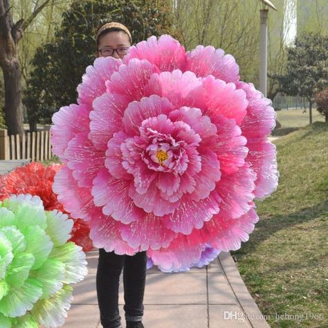 2020 Dance Performance Peony Flower Umbrella Chinese Multi Layer Cloth Umbrellas Stage Props Women Artistic Show Many Size Tool 78sy5 KK From Hehong1966, $15.89 | DHgate.Com Parasol Diy, The Wizard Of Oz Costumes, Fancy Dress Costumes Kids, Flower Umbrella, Flower Props, Flower Dance, Easy Paper Flowers, Fashion Crafts, How To Make Paper Flowers