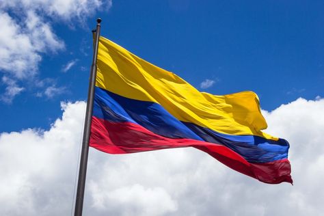 Colombia Protests: Here's Why People Are Taking to the Streets Armenia Flag, Colombian Flag, Colombia Flag, South American Countries, Blue Sky Background, World News Today, National Flag, 3d Rendering, South American