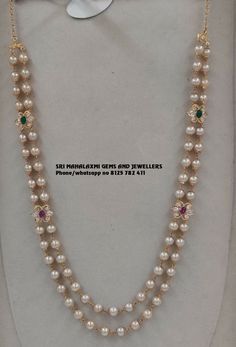 Mala Jewelry, Gold Pearl Jewelry, Fancy Jewelry Necklace, Pearl Jewelry Design, Gold Jewelry Simple Necklace, Pearl Necklace Designs, Jewelry Set Design, Beaded Necklace Designs, Gold Jewelry Stores