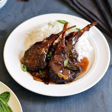 Braised Lamb Chops, Lamb Racks, Roast Rack Of Lamb, Lamb Loin, Lamb Chop Recipes, Andrew Zimmern, Lamb Chop, Chop Recipes, Braised Lamb