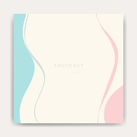 A book cover that says'abstract'on it | Premium Vector #Freepik #vector #brochure #pastel-poster #abstract-poster #brochure-catalogue Instagram Grid Design, Pastel Poster, Instagram Grid, Poster Abstract, Wallpaper Pastel, Grid Design, Abstract Poster, Vector Photo, Abstract Backgrounds