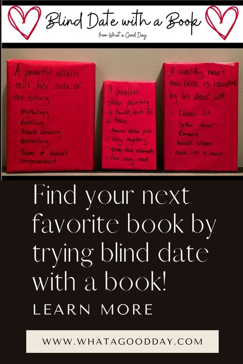 Are you always looking for your next great read? Why not try having a "blind date with a book?" It's a fun and unique way to pick a book without a lot of time and research. Click the link to head on over and let the intriguing clues help you find a book that you may fall in love with! Date With A Book Ideas, Diy Blind Date With A Book Ideas, Blind Date With A Book Ideas, Blind Date With A Book, Date With A Book, Gothic Novel, Antique Booth, Amazing Books, Diy Blinds