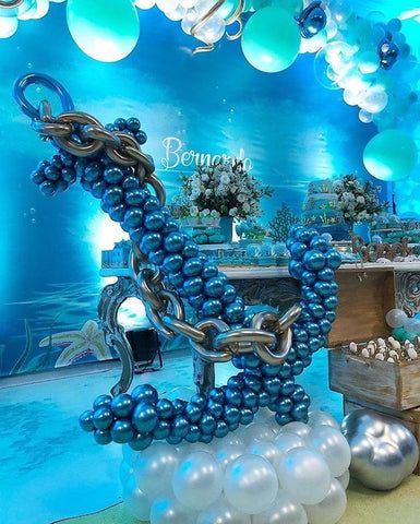 Under The Sea First Birthday, Underwater Theme Party, Underwater Birthday, Underwater Party, Under The Sea Decorations, Sea Party Ideas, Ocean Birthday Party, Ocean Birthday, Underwater Theme