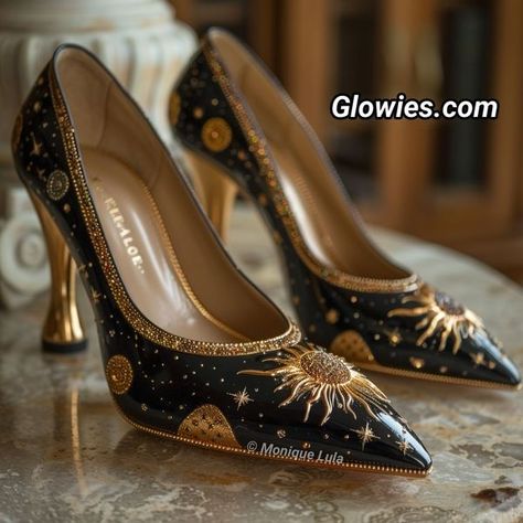 Celestial Heels, Celestial Shoes, Monique Lula, Locket, Shoes Heels, Heels, Design