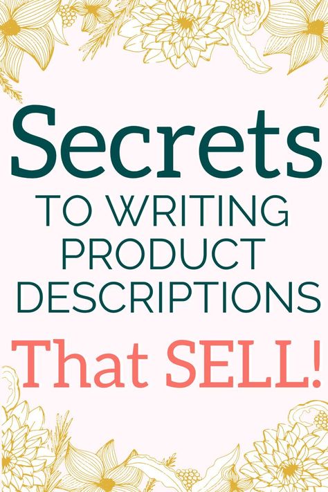 Secrets To Writing Product Descriptions That Sell | Amika Ryan | Shepherd Like a Girl Writing Product Descriptions, Selling Crafts Online, Reselling Business, Small Business Plan, Business Basics, Descriptive Writing, Like A Girl, Business Help, Handmade Ideas