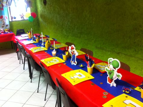 Mario Birthday, Mario Bros., Sweet Table, Super Mario Bros, 5th Birthday, Mario Bros, Bday Party, Super Mario, Mario