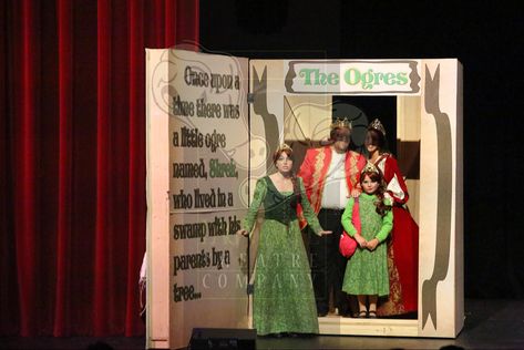 Shrek Jr, Set Design Theatre, Set Ideas, School Play, Musical Theater, Play Ideas, Decoration Idea, Shrek, Musical Theatre