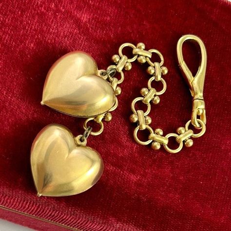 Heart Purse Charm With Clip And Chain Vintage Brass Heart Charm Bag Charm Puffed Heart Jewelry Bag Accessory Gift For Her 1, 2, or 3 Charms by eVintique on Etsy Bag Jewelry, Bag Chain, Purse With Charms, Vintage Metal Chain Necklace With Heart Charm, Vintage Keychain, Bag Charms, Vintage Heart-shaped Charm Jewelry, Vintage Heart-shaped Charms Necklace, Vintage Metal Heart Charm