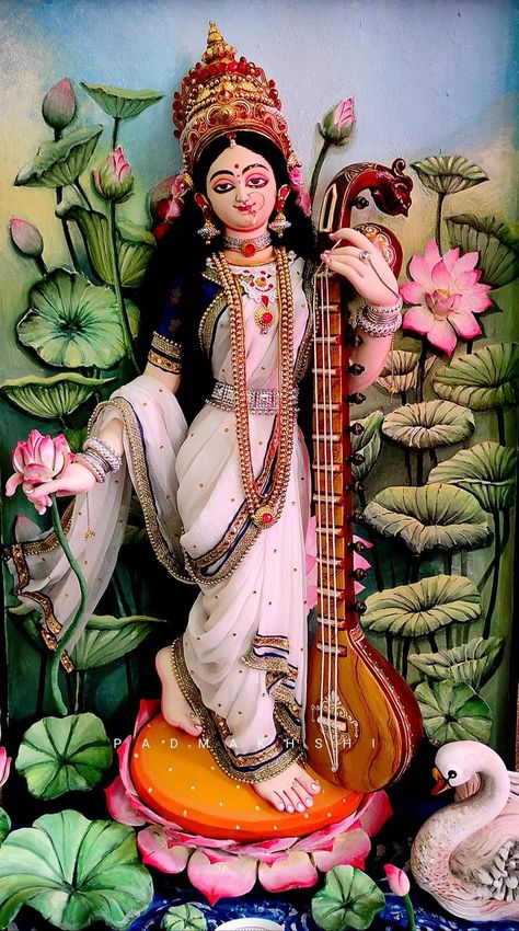 Lord Saraswati, Devi Saraswati, Saraswati Picture, Saraswati Murti, Saraswati Idol, Maa Saraswati, Saraswati Photo, Saraswati Statue, Durga Picture