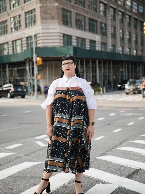 Streetwear Plus Size Women, Runway Reference, Plus Size Street Fashion, Street Style Plus Size, Curvy Street Style, Plus Size Street Style, Nyfw Style, Plus Size Streetwear, Nyfw Street Style