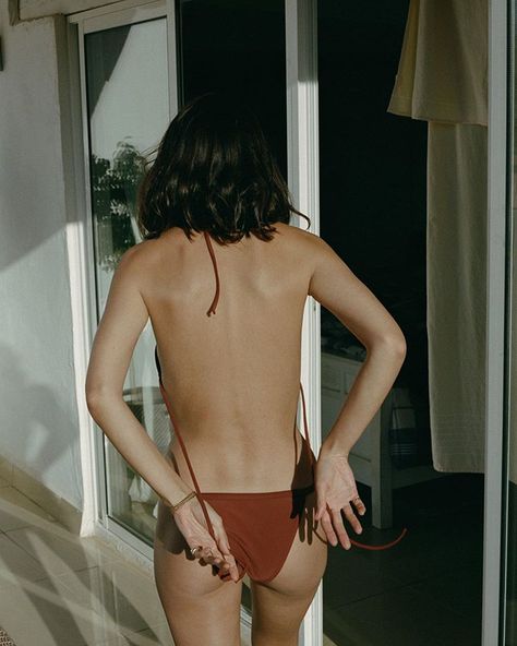 Matteau on Instagram: “@sarahhalpin wears our String Triangle Top and Petite Brief in Majorca with @joannahalpin @___whatshesaid” Majorca, Triangle Top, Show Me Your, Show Me, Paloma, Your Back, Florence, Backless Dress, Feel Like