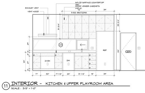 Kitchen Millwork before Kitchen Drawer Design, Kitchen Millwork, Floor Plan Elevation, Kitchen Elevation, Celebrity Kitchens, 2d Floor Plan, Plan Elevation, Kitchen Drawing, Elevation Drawing