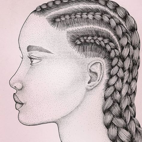 Our African heritage cornrow braids P Cornrow Drawing, Cornrow, Draw Cornrows, Cornrows Braids, Cornrows Hair, How To Draw Braids, Cornrow Braids, Hair Drawing, Braided Cornrow Hairstyles