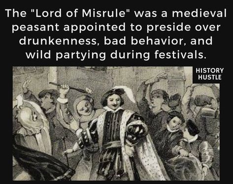 10 Medieval Facts that Will Absolutely Amaze You | History Hustle Medieval Facts, Lord Of Misrule, Weird History Facts, History Printables, Medieval Witch, American History Timeline, Elizabeth Of York, Ancient History Facts, History Notes