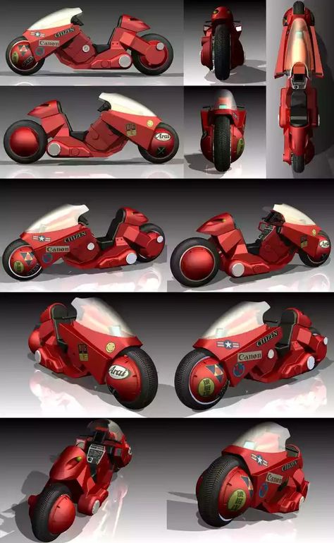 AKIRA Kaneda's Motorcycle Kaneda Bike, Hayabusa Motorcycle, Akira Kaneda, Tracker Motorcycle, Bsa Motorcycle, Motorcycle Drawing, Motorbike Design, Motorcycle Logo, Futuristic Motorcycle