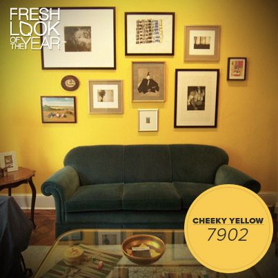 Shades of 'Cheeky Yellow' for your living room. Living Room Decor Yellow Walls, Yellow Living Room Colors, Green Living Room Paint, Brown Carpet Living Room, Yellow Walls Living Room, Yellow Decor Living Room, Room Yellow, Brown Living Room Decor, Living Room Wall Color