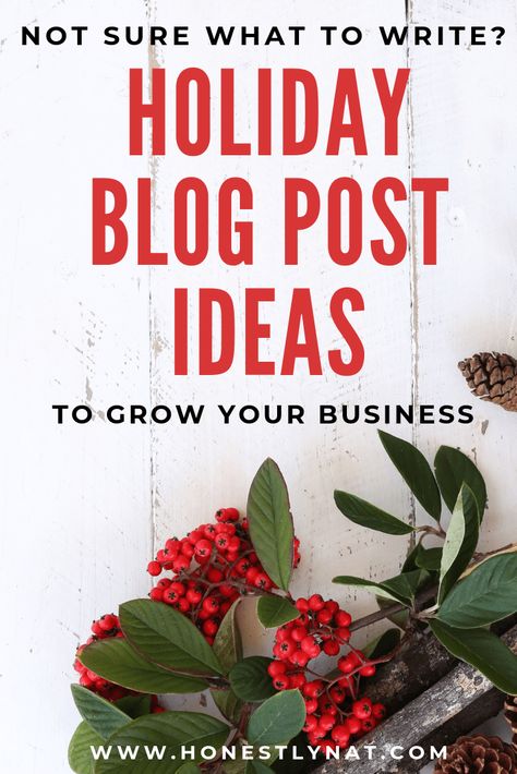 Christmas Social Media, Business Christmas, Holiday Tips, Blogging Inspiration, Business Check, Easy Entertaining, Business Checks, What To Write, Blog Post Ideas