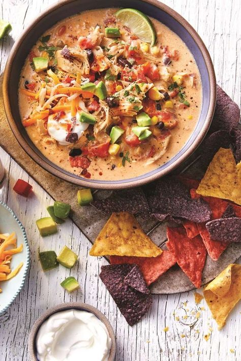 Creamy Chicken Tortilla Soup, Southern Living Recipes, Chicken Tortillas Soups Recipe, Martina Mcbride, Tortilla Soup Recipe, Soup And Stew, Chicken Tortilla Soup, Chicken Tortilla, Tortilla Soup