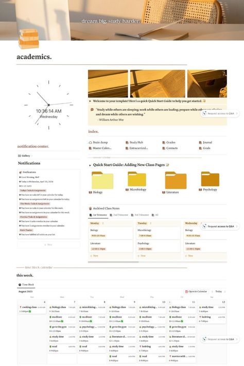 #Notion_Template_Ideas_College #Study_Schedule_Notion #Notion_Course_Template #Notion_For_Students_Template Notion Template Ideas College, Notion Study Template, Academic Notion Template, Notion Template Ideas For Students, Notion Student Template, Notion Academic, Notion Study, Notion Tutorial, Notion Template Ideas