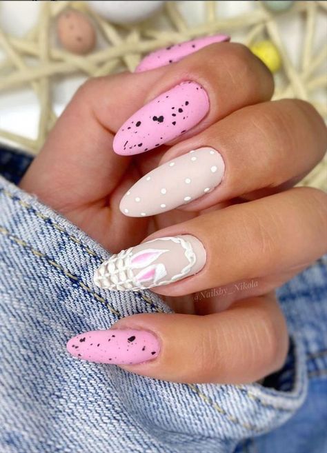 Easter is just around the corner, and there's no better way to get into this happy springtime holiday than with cute Easter nails. Cute chicks, bunnies,\ #EasterNails #EasterNailArt #EasterNailDesigns  #SpringNails #PastelNails #BunnyNails #EggNailArt #FloralNails #EasterBunnyNails #EasterEggNails #NailArtInspiration #NailArtLovers #CuteNails  #NailArtOfTheDay #HolidayNails Easter Nails Design Spring, Easter Nails Easy, Easter Nail Art Designs, April Nails, Easter Nail, Bunny Nails, Easter Nail Designs, Easter Nail Art, Floral Nail Designs