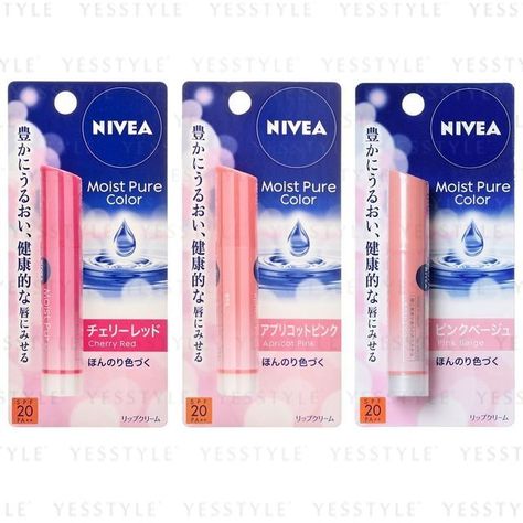 Nivea Lip Balm, Moist Lips, Spf Lip Balm, Color Lip Balm, Lip Hydration, Body Care Routine, Kawaii Stationery, Beauty Packaging, Pink Beige