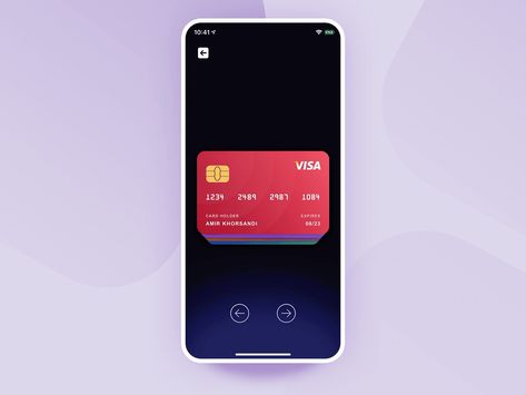 Card Animation, Fintech App, Virtual Credit Card, Mobile Design Inspiration, Card Ui, Credit Card Design, Explainer Video, Source Code, Bank Card