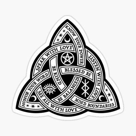 Know Your Power, Witch Tattoo, Hear No Evil, Blessed Be, Wiccan Spell Book, Good Witch, Dream Symbols, See No Evil, Celtic Tattoos