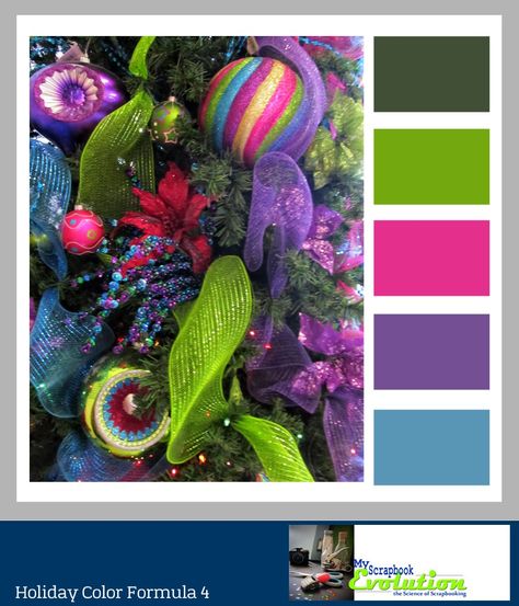 Holiday Color Formula 4- a Christmas color palette with a a bit of a pastel twist Color Palette From Image, Xmas Color, Christmas Palette, Christmas Colour Schemes, Christmas Color Palette, Wedding Color Pallet, Formula 4, Color Formulas, My Scrapbook