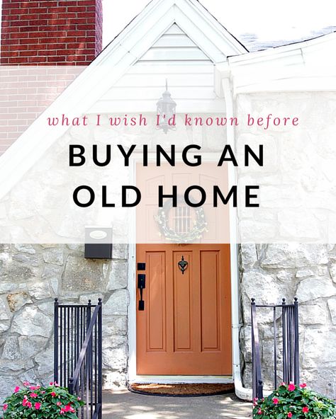 Buying An Old House, Buying First Home, House Buying, Real Estate Buyers, Buying Your First Home, Old Home, Home Buying Process, Home Buying Tips, Real Estate Tips