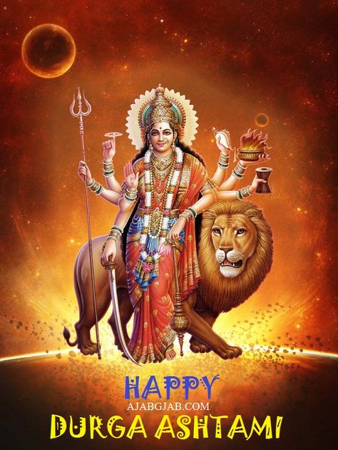 Happy Durga Ashtami 2019 Hd Images Photos Pics Wallpaper Greetings Gif Free Download Durga Ashtami Images, Maa Durga Hd, Navratri Pictures, Maa Durga Hd Wallpaper, Maha Ashtami, Navratri Greetings, Navratri Wallpaper, Maa Image, Durga Mata