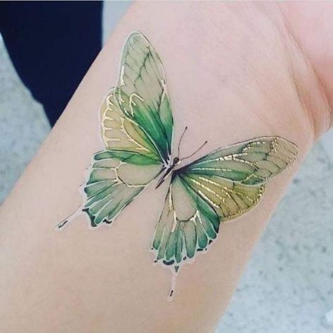 Purple Butterfly Tattoo, Colorful Butterfly Tattoo, Mum Tattoo, Small Butterfly Tattoo, Butterfly Tattoos For Women, Delicate Tattoo, Gorgeous Tattoos, Butterfly Tattoo Designs, Elegant Tattoos