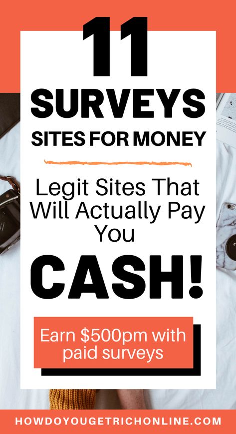 11 Trustworthy Survey Sites to Make Extra Money. Are you looking for a legitimate way to make some extra cash? Do you need extra income ideas? Well, these trustworthy surveys for money could be your answer! Did you know that many legitimate paid surveys will pay you money for your opinions? This helpful guide will reveal the 11 most trustworthy survey sites. Discover how to earn extra money from home. Surveys for money is one of my favorite hobbies to make money. Easy ways to make money. #Money Online Surveys For Money, Survey Sites That Pay, Surveys For Money, Online Surveys That Pay, Online Survey, Apps That Pay, Website Promotion, Survey Sites, Paid Surveys