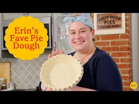 (27) Erin's Favorite Pie Dough | Happy Baking with Erin Jeanne McDowell - YouTube Erin Mcdowell, Erin Mac Jewelry, Erin Mcdowell Pie Crust, Erin Jeanne Mcdowell, Erin Williams Horse, Flaky Pie Crust, Favorite Pie, Pie Dough, Pie Crust