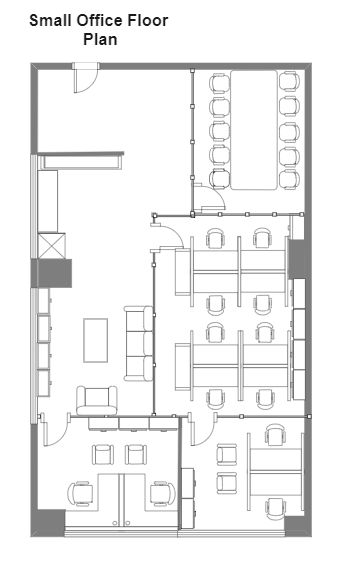 Small Office Floor Plan Small Office Floor Plan Layout, Small Office Plan Layout, Small Office Floor Plan, Floor Plan Template, Office Layout Plan, Office Floor Plan, Plan Layout, Office Plan, Office Floor